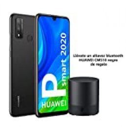 HUAWEI P Smart 2020 - Smartphone con pantalla de 6.21" FHD+ (Kirin 710F, 4 GB + 128 GB,  Cámara Dual IA, reconocimiento facial, batería de 3400 mAh), Negro + Altavoz CM510 negro