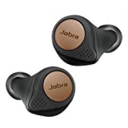 Jabra Elite Active 75t - Auriculares inalámbricos para deporte (Bluetooth 5.0, True Wireless) con Alexa integrada, Negro y Cobre, Unica