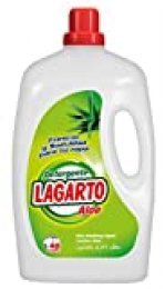 Lagarto Botella Detergente Lavadora Liquido - Aloe Vera - 40 Lavados - Paquete de 2960 ml (402722)