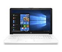 HP Notebook 15-da0160ns - Ordenador portátil 15.6" HD (Intel Core i3-7020U, 8GB RAM, 1TB HDD, Intel Graphics, Windows 10) Color Blanco - Teclado QWERTY Español