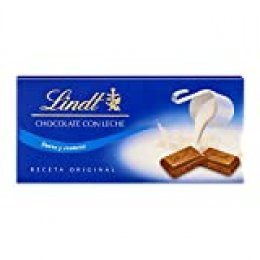 Lindt – Tableta de chocolate con leche, 125 g