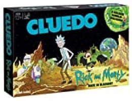Winning Moves- Cluedo-Rick und Morty Juego de Mesa, Multicolor (11422)