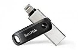 SanDisk iXpand Go - Memoria Flash USB de 128 GB para tu iPhone y iPad