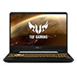 ASUS TUF Gaming FX505GT-BQ028 - Portátil Gaming 15.6" FullHD (Intel Core i7-9750H, 16GB RAM, 512GB SSD, NVIDIA GeForce GTX1650-4GB, sin sistema operativo) Negro - Teclado QWERTY Español