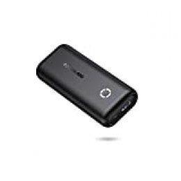 POWERADD EnergyCell Mini Power Bank 10000mAh Cargador Portátil Batería Externa con Salida de 2.4A Carga rápida para iPhone,Samsung,Xiaomi,Huawei,Tablets y más Dispositivos-Negro