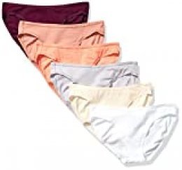 Amazon Essentials 6-Pack Cotton Bikini Underwear Mujer