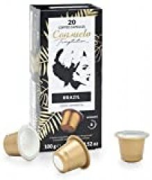 Consuelo - Cápsulas de café de Brasil compatibles con cafetera Nespresso*, 100 unidades (5 cajas de 20 cápsulas)