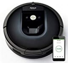 iRobot Roomba 981 - Robot Aspirador para Alfombras con Potencia de Succión, Multi Habitación, Tecnología Dirt Detect, Conexión WiFi y Programable por App, Compatible Alexa