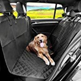 KYG Cubierta de Asientos de Coche Impermeable para Perros Protector de Mascotas de Estilo Hamaca Funda de Asientos Antideslizante y Comodo Manta Animal de Coche para Coche Camión SUV para Viajes