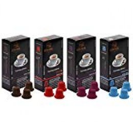 Caja de sabores - 100 cápsulas de café compatibles con cafetera Nespresso ® | 4 variedades LUSCIOUX