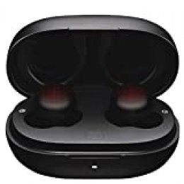 Amazfit PowerBuds Auriculares Deportivos inalámbricos con monitorización de la frecuencia cardíaca Durante Ejercicio, Ganchos de Oreja magnéticos y Sonido Superior Bluetooth 5.2 con micrófono Negro