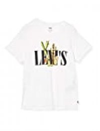 Levi's Graphic Crewneck tee Camiseta, Ssnl Serif White, L para Hombre