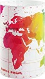 Dalber Map - Lámpara de sobremesa Mapa, E14, Multicolor