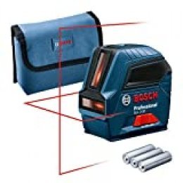 Bosch Professional 0601063L00 Nivel GLL 2-10, láser Rojo, Interior, Alcance 10 m, con Funda, en Caja