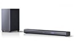 SHARP HT-SBW460, 3.1 Dolby Atmos- Barra de Sonido con Sonido Envolvente Virtual 3D y subwoofer inalámbrico, Bluetooth, Experiencia 4K, HDMI ARC/CEC, y Potencia Total de 440 W Color Negro