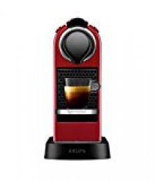 Nespresso Krups Citiz XN7415 - Cafetera monodosis de cápsulas Nespresso, compacta, 19 bares, apagado automático, color granate