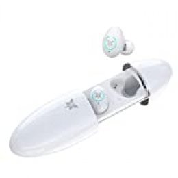 Axloie Auriculares Inalámbricos Bluetooth 5.0 IPX6 Impermeable In-Ear Cascos Inalambricos Deportivos 25H Tiempo de Reproducción Sonido Estéreo con Estuche de Carga para iOS Android