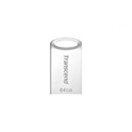 Transcend JetFlash 710S - Memoria USB 3.0 de 64GB (90 MB/s), color plateado