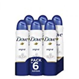 Dove - Desodorante Aerosol Original, pack de 6x200 ml
