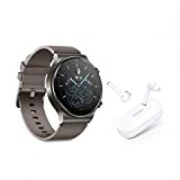 HUAWEI Watch GT 2 Pro + FreeBuds 3i - Smartwatch con Pantalla AMOLED de 1.39", hasta Dos semanas de batería, GPS y GLONASS, SpO2, +100 Modos de Entrenamiento, Llamadas Bluetooth,