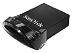 SanDisk SDCZ430-256G-G46 Ultra Fit, Memoria flash USB 3.1 de 256 GB con hasta 130 MB/s de velocidad de lectura,Tradicional,Negro,256GB