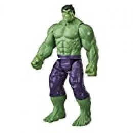 Avengers- Figura Titan Hero Deluxe Hulk, Color verde oliva (Hasbro E74755L0)