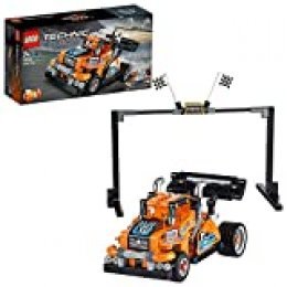 LEGO Technic - Camión de Carreras, Set de Construcción 2 en 1 con Motor Pull-back, Set de la Colección Racer Vehicles, a Partir de 7 Años (42104)