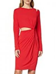 Marca Amazon - find. Vestido de Noche para Mujer, Rojo (Racing Red), 48, Label: 3XL