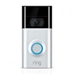 Ring Video Doorbell 2 | Vídeo HD 1080p, comunicación bidireccional, detección de movimiento, conexión Wi-Fi