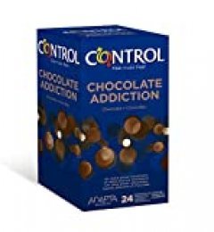 Control Chocolate Addiction - Pack con 24 de Preservativos con Aroma a Chocolate