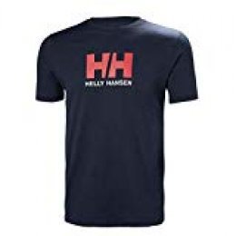 Helly Hansen Logo T-Shirt - Camiseta de Manga Corta Hecha de algodón, con Logo HH en el Pecho Hombre
