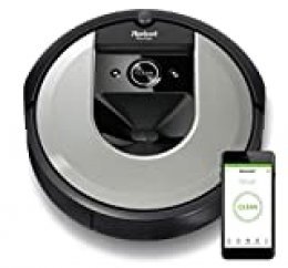 iRobot i7 Roomba - Robot aspirador adaptable al hogar, ideal para mascotas, alta potencia de succión con 2 cepillos de goma, con conexión Wifi y programable por app