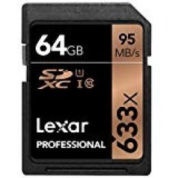 Lexar Professional 633x - Tarjeta de memoria de 64 GB (SDXC, UHS-I)