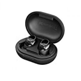 Tronsmart Onyx Neo Auriculares Inalámbrico Bluetooth 5.0, Mini TWS In-Ear Earbuds, Sonido Estéreo HiFi, Control Táctil, 24H Reproducción, Cancelación de Ruido y Micrófono con Estuche de Carga Portátil