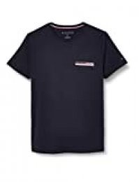 Tommy Hilfiger TH Cool Small Corp Chest tee Camisa, Blue, XX-Large para Hombre