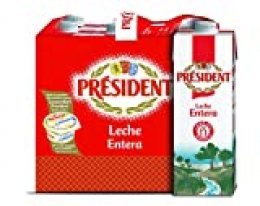 President Leche Entera - 6 x 1 L