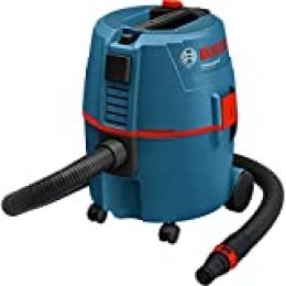 Bosch Professional GAS 20 L SFC - Aspirador seco/húmedo (1200 W, capacidad 20 l, manguera 3 m, SFC, 215 mbar)