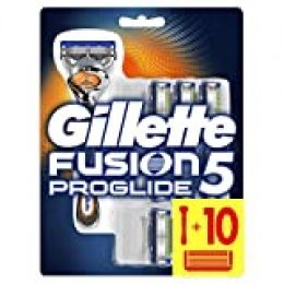 Gillette Fusion ProGlide Maquinilla de afeitar - 10 Recambios