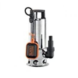 Black+Decker BXUP1100XDE Bomba sumergible, 1100 W, 230 V, Gris