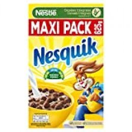 Nestlé Nesquik - Cereales de trigo y maíz tostados al cacao - 14 paquetes de cereales de 625g