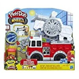 Play-Doh- Wheels Camión de Bomberos, Talla Única (Hasbro E6103EU4)