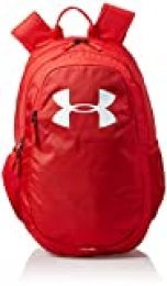 Under Armour UA Scrimmage 2.0 Backpack, mochila unisex, mochila resistente al agua unisex, rojo (Red/Red/White(600)), Taglia unica