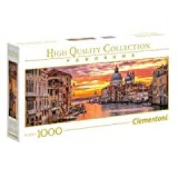 Clementoni-39426 Puzzle 1000 Piezas Panorama El Gran Canal - Venecia (39426.5)