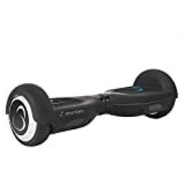 SmartGyro X2 UL v.3.0 Black - Potente Patinete Eléctrico Hoverboard, Ruedas de 6.5" Antipinchazos, Batería de Litio 4400 mAh, Velocidad Máxima 12 Km/h, Certificado UL, Color Negro