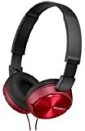 Sony MDR-ZX310R - Auriculares de diadema cerrados (sin micrófono), rojo