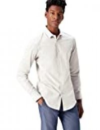 T-Shirts Camisa Clásica para Hombre, Gris (Grey 103), 41 cm, Label: XL