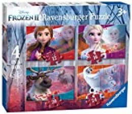 Ravensburger Frozen 2 - 4 puzzle en una caja, 12-16-20-24 piezas, para niños 3+ años (03019)