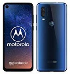 Motorola One Vision - Smartphone Android One (4 GB de RAM, 128 GB, cámara 48 MP Quad Pixel, Pantalla 6.3'' FHD+ CinemaVision, Ratio 21:9, Dual SIM), Color Azul Zafiro [Versión española]