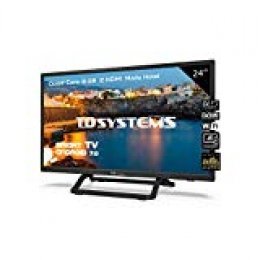 Televisor Led 24 Pulgadas HD Smart, TD Systems K24DLX9HS. Resolución 1366 x 768, 2X HDMI, 2X USB, Smart TV.