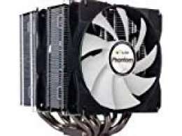 GELID Solutinos Phantom - Disipador de calor de torre doble con 2 ventiladores PWM. Compatible con Intel & AMD - TDP 200W. Pasta térmica incluida.